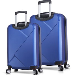 Zoozie Bags Juego de Maletas de 2 Piezas Azul